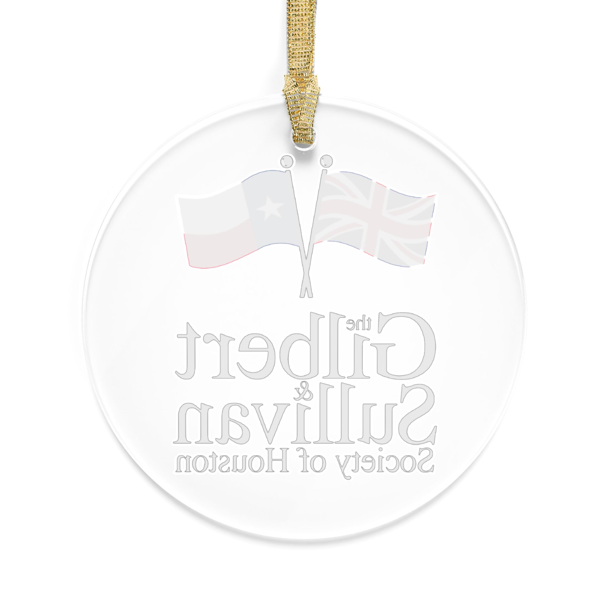 Personalized Acrylic Ornaments - Gilbert & Sullivan Society of Houston Holiday Decor - Image 2