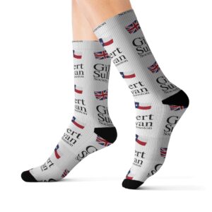 Custom Sublimation Socks with Inspirational Design