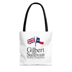 Gilbert & Sullivan Tote Bag | Custom AOP Design | Reusable, Eco-Friendly, Gift for Music Lovers, Perfect for Events, Everyday Use
