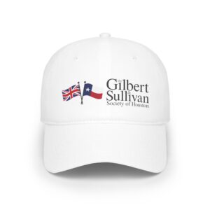 Gilbert & Sullivan Low Profile Baseball Cap, Unisex Cap, Gift for Theater Lovers, Outdoor Snazzy Headwear, Summer Fashion Accessory